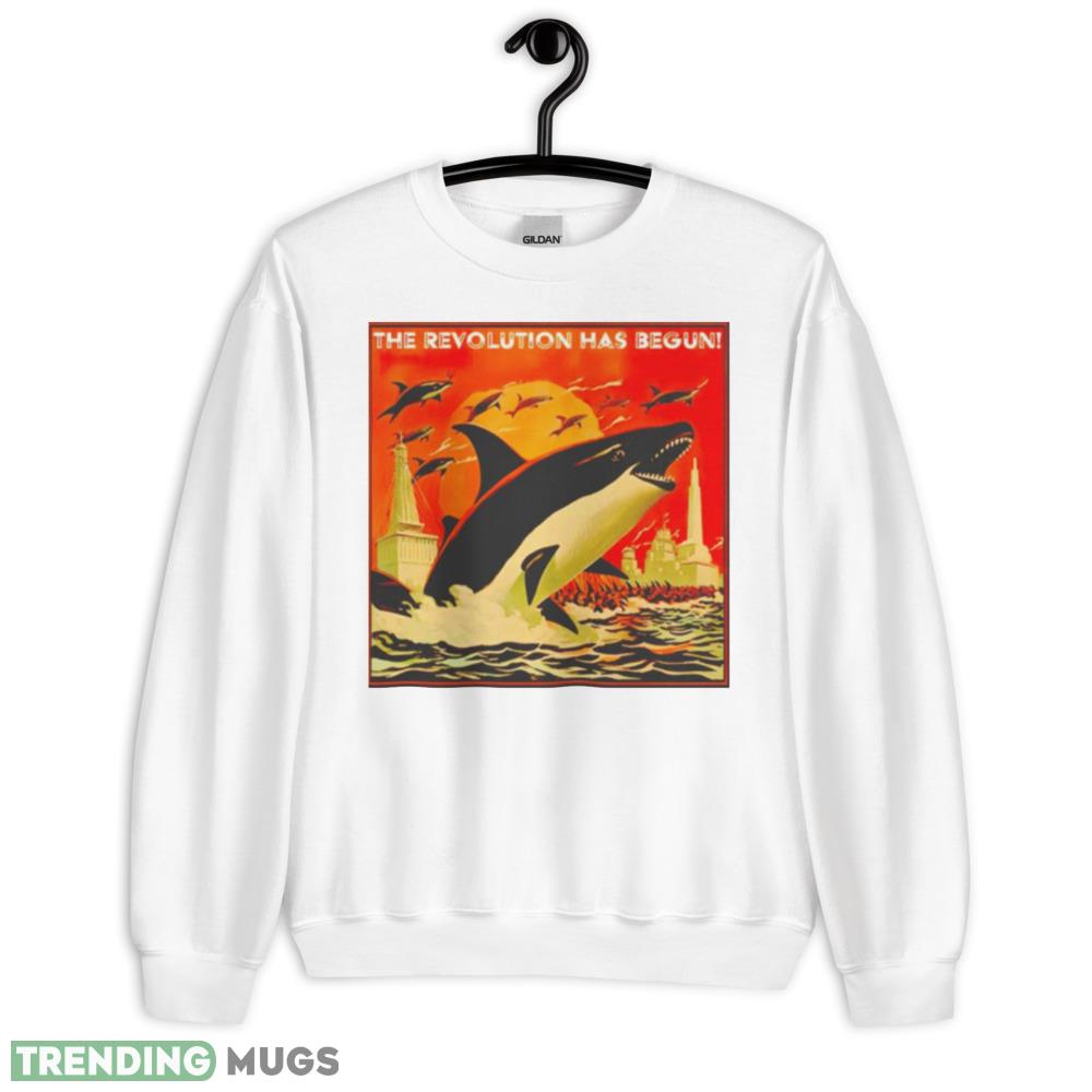 The Revolution Has Begun Orca shirt - 18000 Unisex Heavy Blend Crewneck Sweatshirt The Revolution Has Begun Orca shirt - 18000 Unisex Heavy Blend Crewneck Sweatshirt