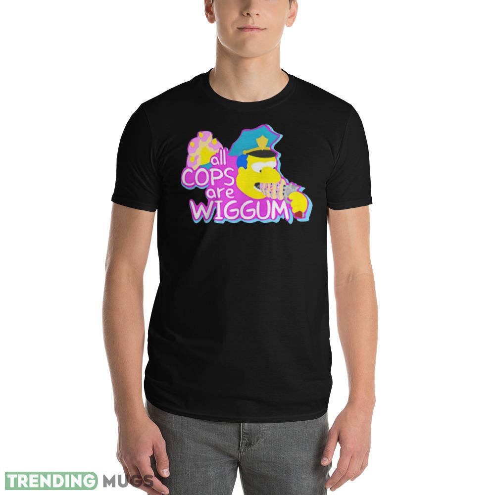The Simpsons all cops are wiggum Mockup Black T Shirt Dark Shirt The Simpsons all cops are wiggum Mockup Black T Shirt Dark Shirt