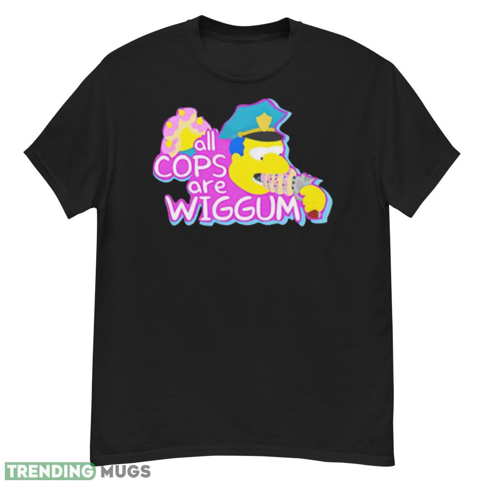 The Simpsons all cops are wiggum Mockup Black T Shirt Dark Shirt The Simpsons all cops are wiggum Mockup Black T Shirt Dark Shirt