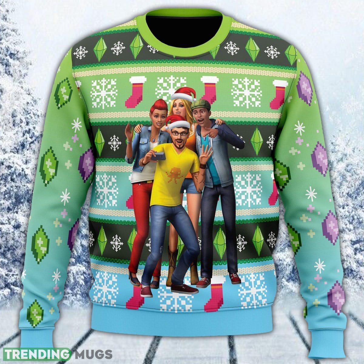 The Sims Ugly Sweater Men And Women Gift For Christmas - The Sims Ugly Christmas Sweater_1 The Sims Ugly Sweater Men And Women Gift For Christmas - The Sims Ugly Christmas Sweater_1