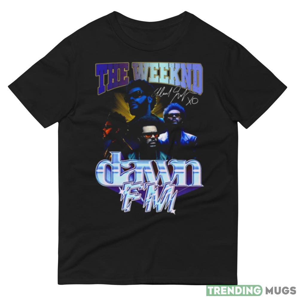 The Weeknd Dawn FM signature 2023 shirt Dark Shirt The Weeknd Dawn FM signature 2023 shirt Dark Shirt