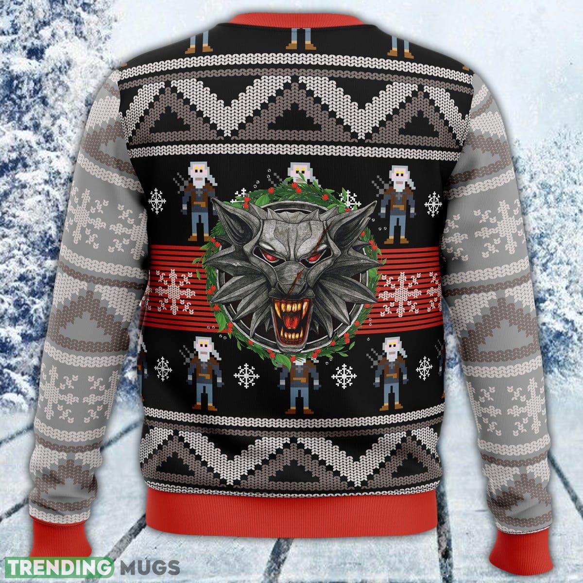 The Witcher 2 Ugly Sweater Men And Women Gift For Christmas 3D Sweater The Witcher 2 Ugly Sweater Men And Women Gift For Christmas 3D Sweater