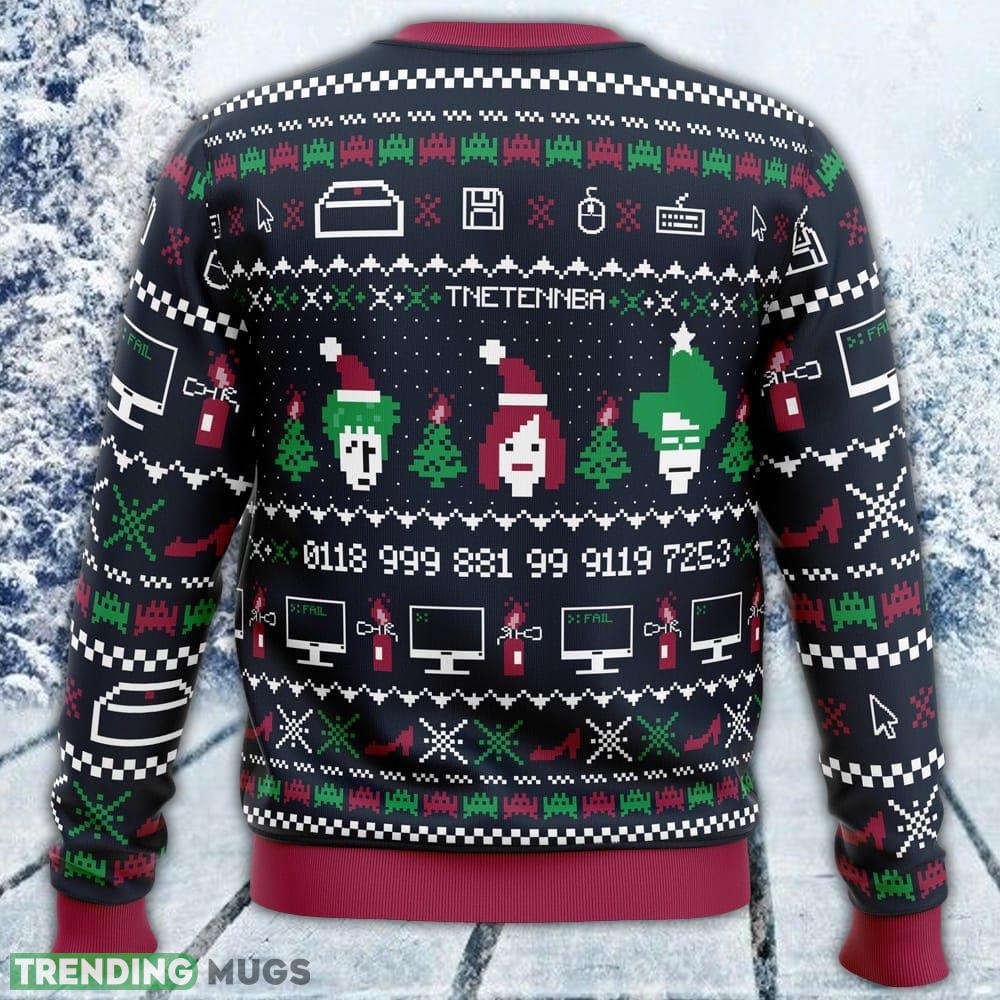 The X Mas Crowd IT Crowd Ugly Sweater Men And Women Gift For Christmas 3D Sweater The X Mas Crowd IT Crowd Ugly Sweater Men And Women Gift For Christmas 3D Sweater