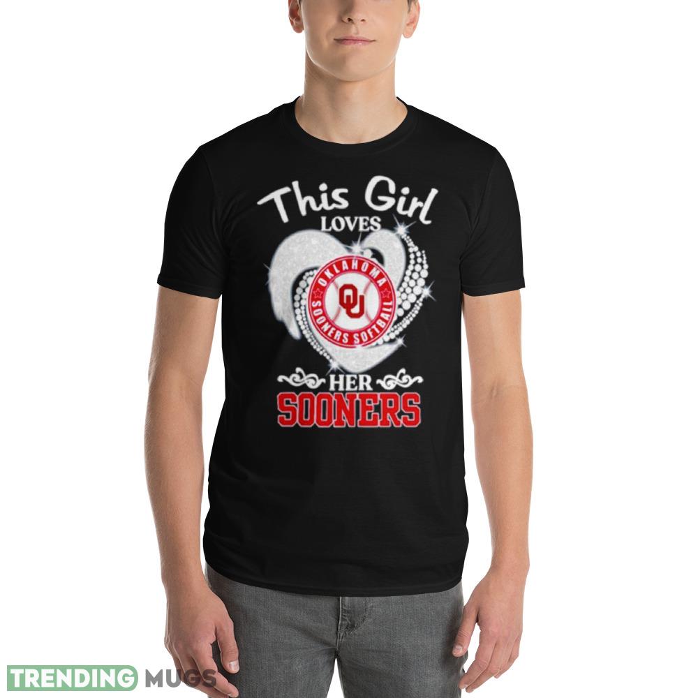 This girl loves Oklahoma Sooners softball her Sooners shirt Dark Shirt This girl loves Oklahoma Sooners softball her Sooners shirt Dark Shirt