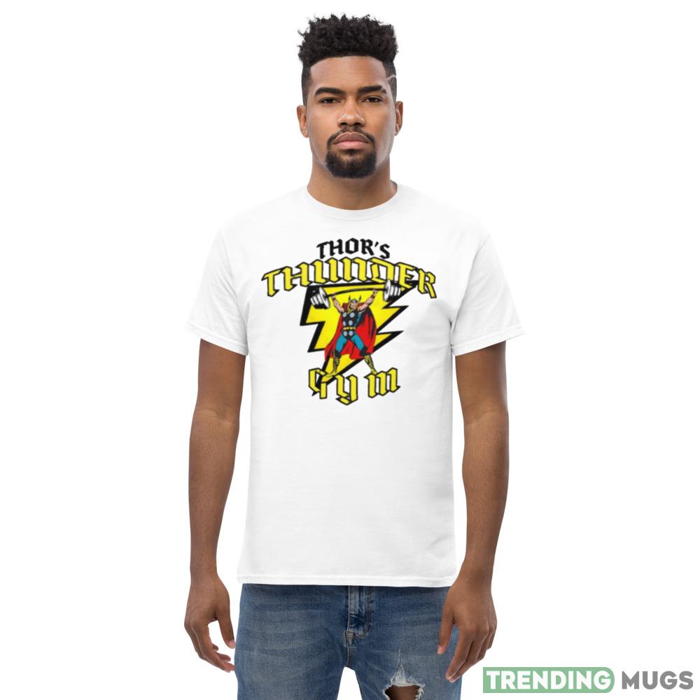 Thor’s Thunder Gym Logo Bodybuilding shirt Light Shirt Thor’s Thunder Gym Logo Bodybuilding shirt Light Shirt