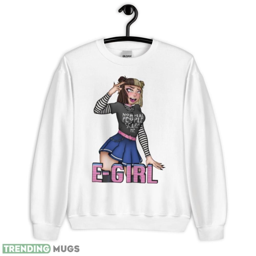 Tik Tok E Girl Gothic shirt - 18000 Unisex Heavy Blend Crewneck Sweatshirt Tik Tok E Girl Gothic shirt - 18000 Unisex Heavy Blend Crewneck Sweatshirt