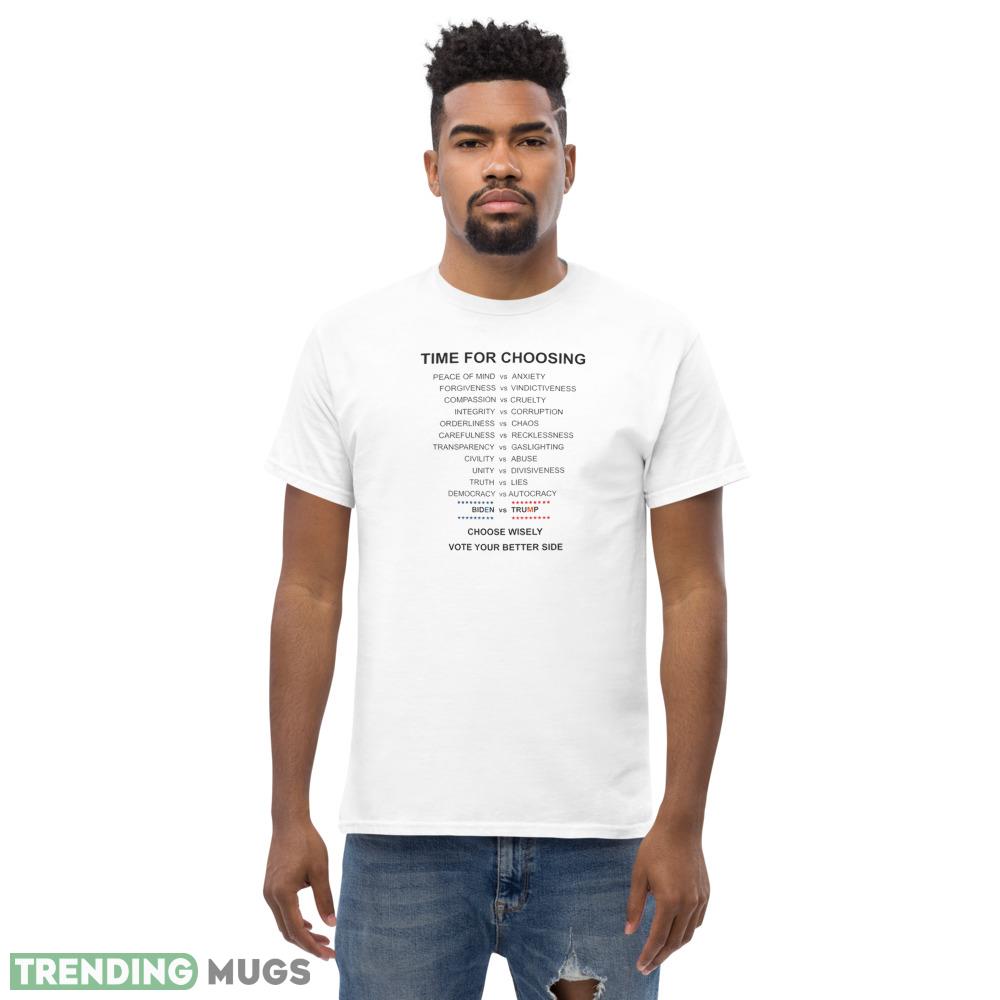 Time for choosing Classic T Shirt Men And Women For Donal Trump Light Shirt Time for choosing Classic T Shirt Men And Women For Donal Trump Light Shirt