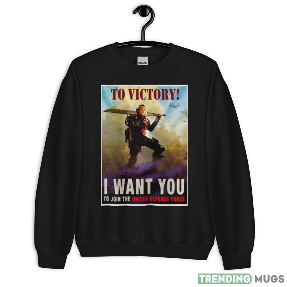 To Victory Angel Of Verdun Edge Of Tomorrow shirt - 18000 Unisex Heavy Blend Crewneck Sweatshirt To Victory Angel Of Verdun Edge Of Tomorrow shirt - 18000 Unisex Heavy Blend Crewneck Sweatshirt