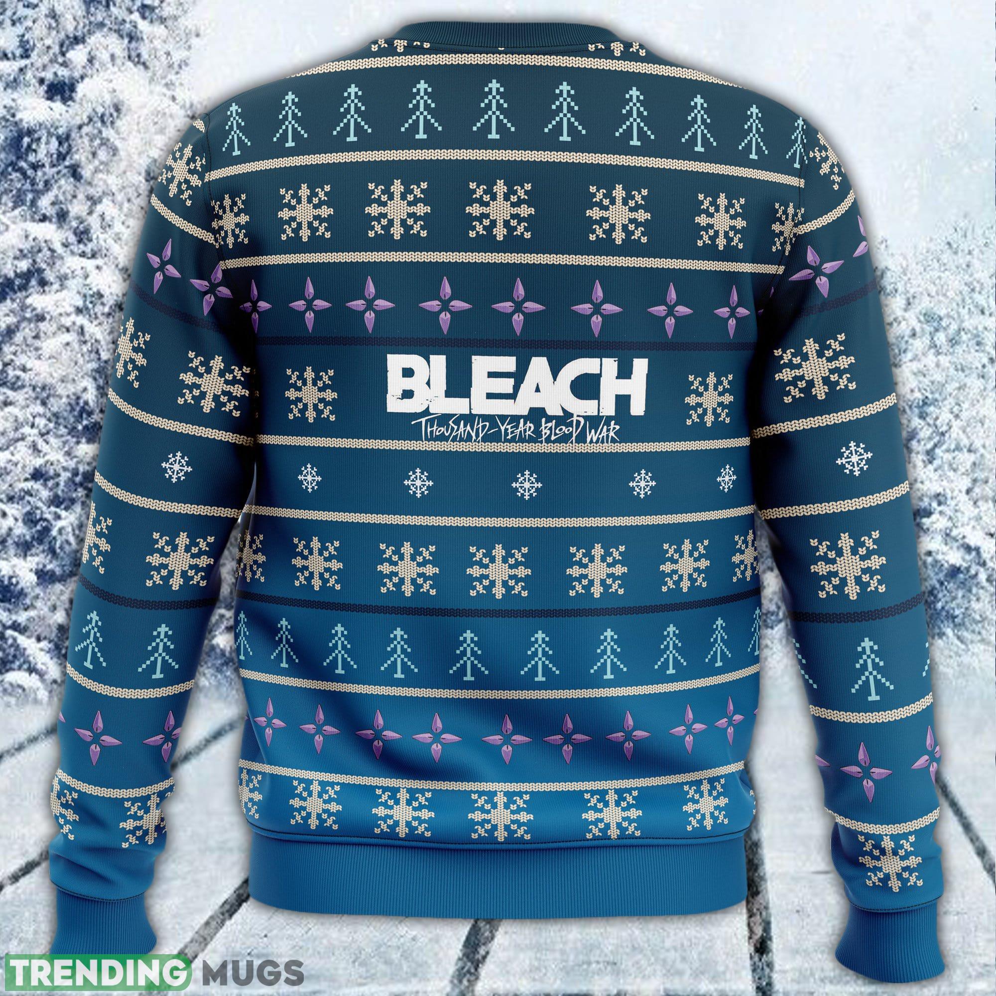 Toshiro Hitsugaya Bleach Thousand Year Blood War Ugly Sweater Men And Women Gift For Christmas 3D Sweater Toshiro Hitsugaya Bleach Thousand Year Blood War Ugly Sweater Men And Women Gift For Christmas 3D Sweater