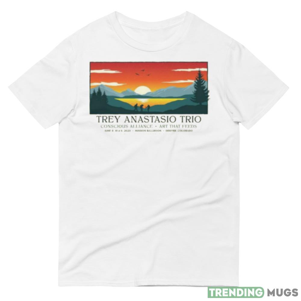 trey Anastasio Trio Tour Denver, CO June 9, 10 & 11, 2023 Poster shirt Light Shirt trey Anastasio Trio Tour Denver, CO June 9, 10 & 11, 2023 Poster shirt Light Shirt