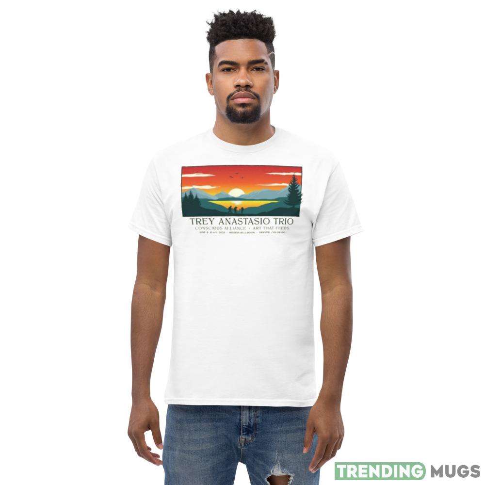 trey Anastasio Trio Tour Denver, CO June 9, 10 & 11, 2023 Poster shirt Light Shirt trey Anastasio Trio Tour Denver, CO June 9, 10 & 11, 2023 Poster shirt Light Shirt