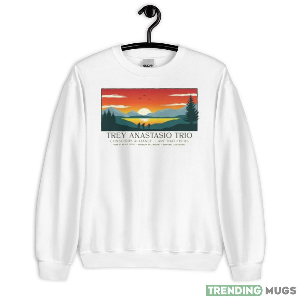 trey Anastasio Trio Tour Denver, CO June 9, 10 & 11, 2023 Poster shirt - 18000 Unisex Heavy Blend Crewneck Sweatshirt trey Anastasio Trio Tour Denver, CO June 9, 10 & 11, 2023 Poster shirt - 18000 Unisex Heavy Blend Crewneck Sweatshirt