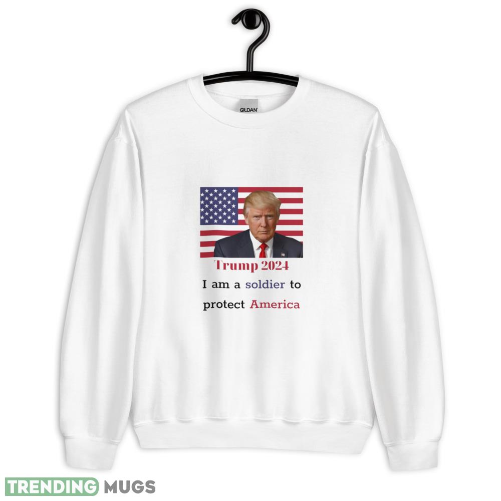 Trump 2024 I am a soldier to protect America Classic T Shirt - 18000 Unisex Heavy Blend Crewneck Sweatshirt Trump 2024 I am a soldier to protect America Classic T Shirt - 18000 Unisex Heavy Blend Crewneck Sweatshirt