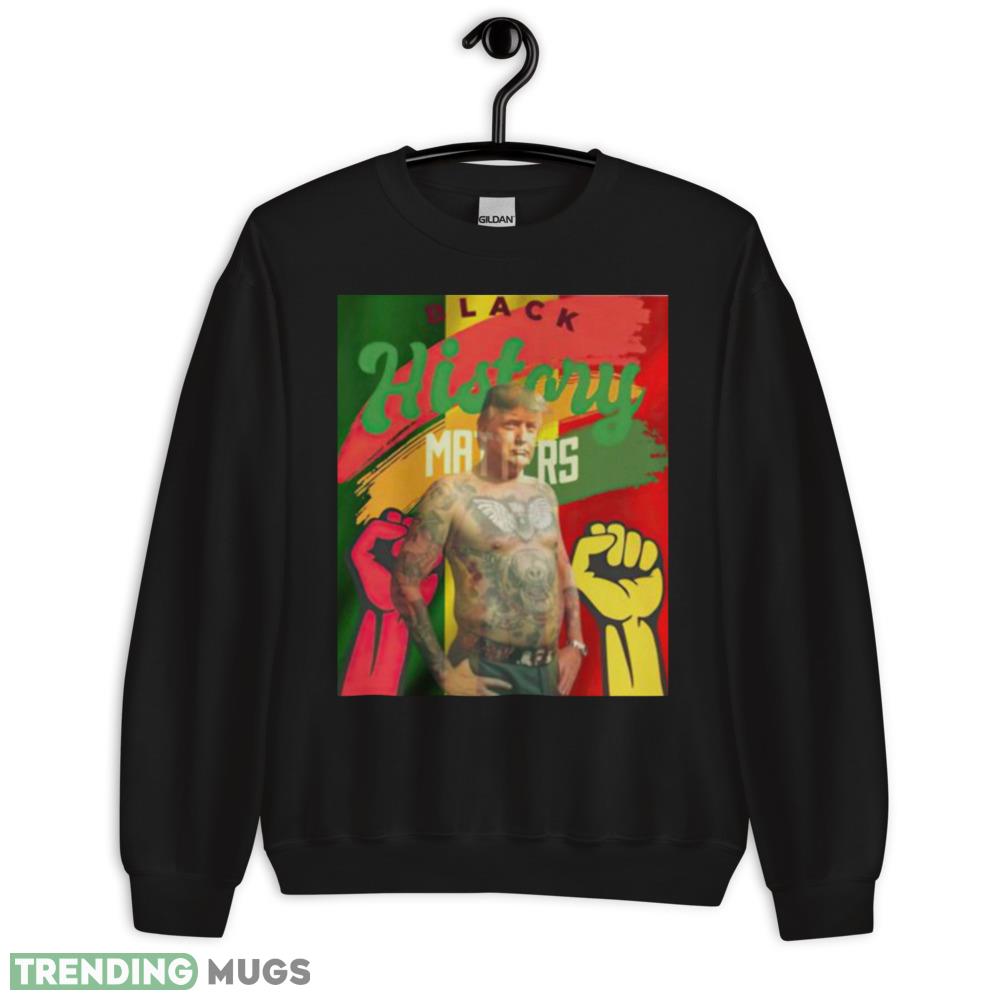 trump black history mastters shirt - 18000 Unisex Heavy Blend Crewneck Sweatshirt trump black history mastters shirt - 18000 Unisex Heavy Blend Crewneck Sweatshirt
