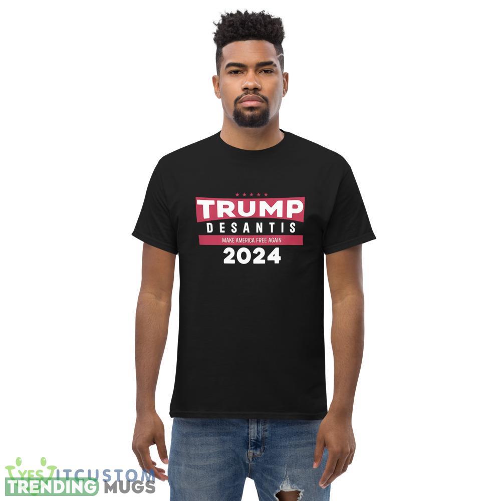 Trump DeSantis 2024 Make America Free Again Republican USA T Shirt Dark Shirt Trump DeSantis 2024 Make America Free Again Republican USA T Shirt Dark Shirt