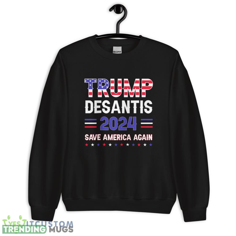 Trump Desantis 2024 Save America Again Republican Election T Shirt - 18000 Unisex Heavy Blend Crewneck Sweatshirt Trump Desantis 2024 Save America Again Republican Election T Shirt - 18000 Unisex Heavy Blend Crewneck Sweatshirt