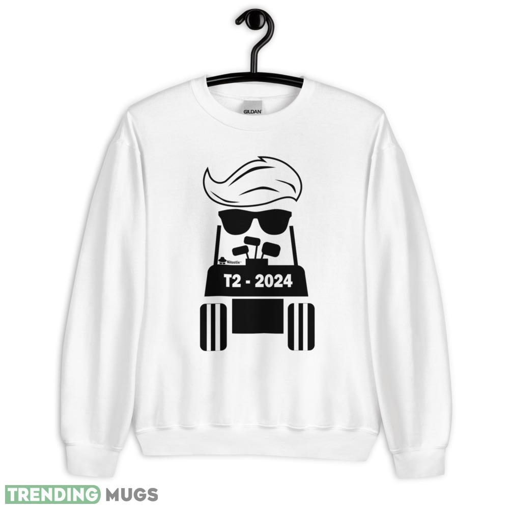 Trump T2 2024 Golf Cart Shirt - 18000 Unisex Heavy Blend Crewneck Sweatshirt Trump T2 2024 Golf Cart Shirt - 18000 Unisex Heavy Blend Crewneck Sweatshirt