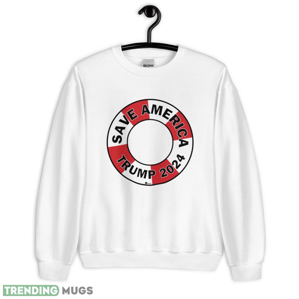 Trump T2 2024 Life Preserver Shirt - 18000 Unisex Heavy Blend Crewneck Sweatshirt Trump T2 2024 Life Preserver Shirt - 18000 Unisex Heavy Blend Crewneck Sweatshirt
