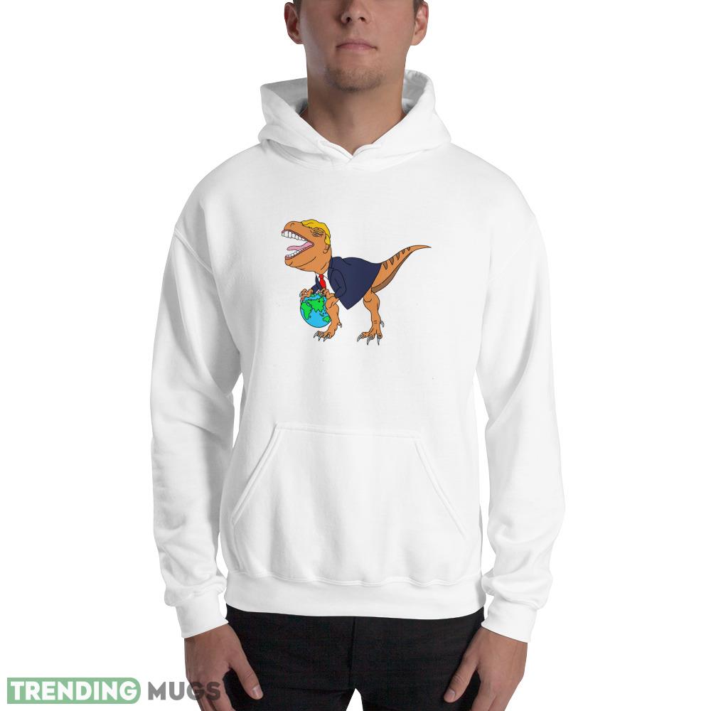 Trump TREX Cartoon Lightweight Hoodie Shirt Light Shirt Trump TREX Cartoon Lightweight Hoodie Shirt Light Shirt