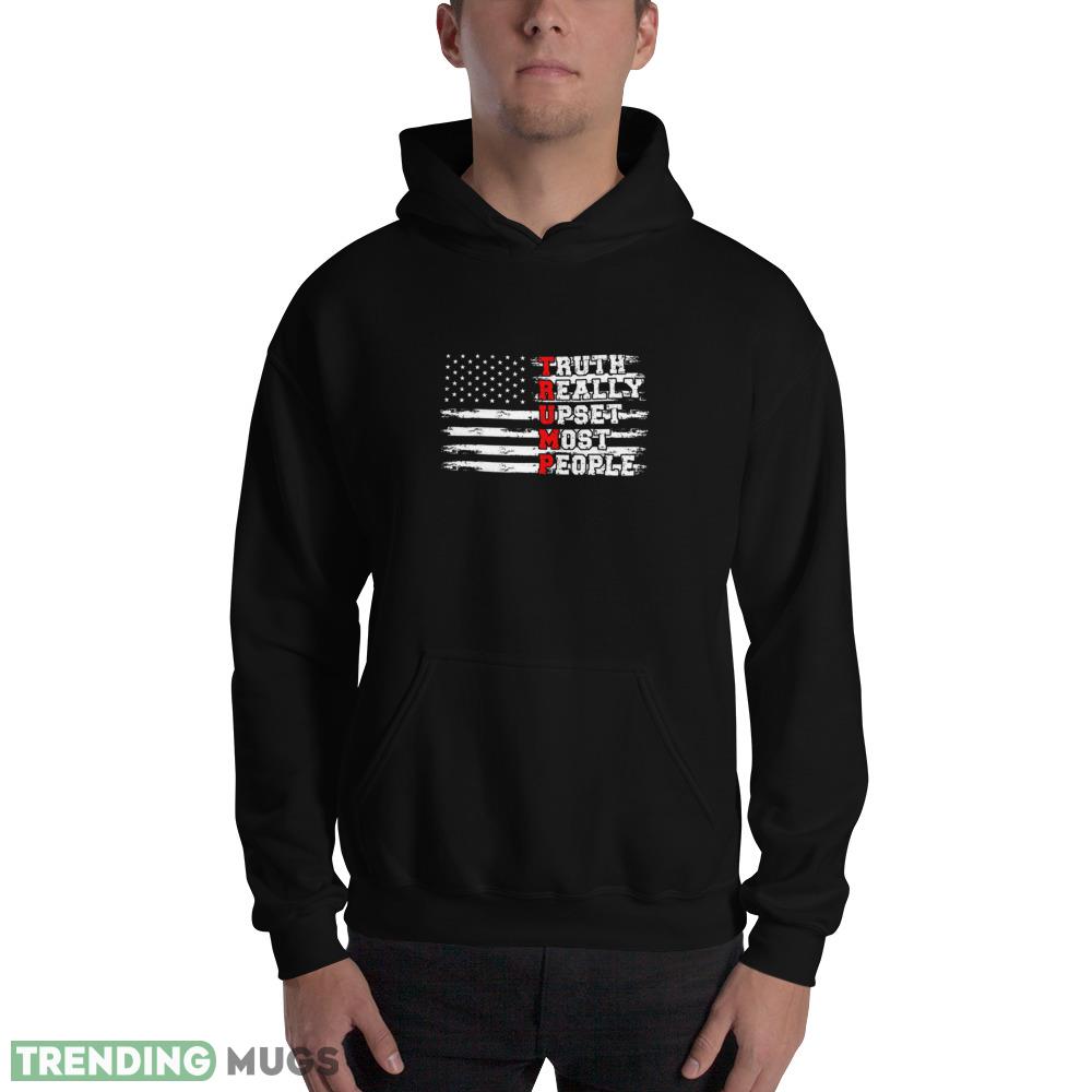 Trump Truth Really Upsets Most People Trump 2024 US Flag Men T Shirt Dark Shirt Trump Truth Really Upsets Most People Trump 2024 US Flag Men T Shirt Dark Shirt
