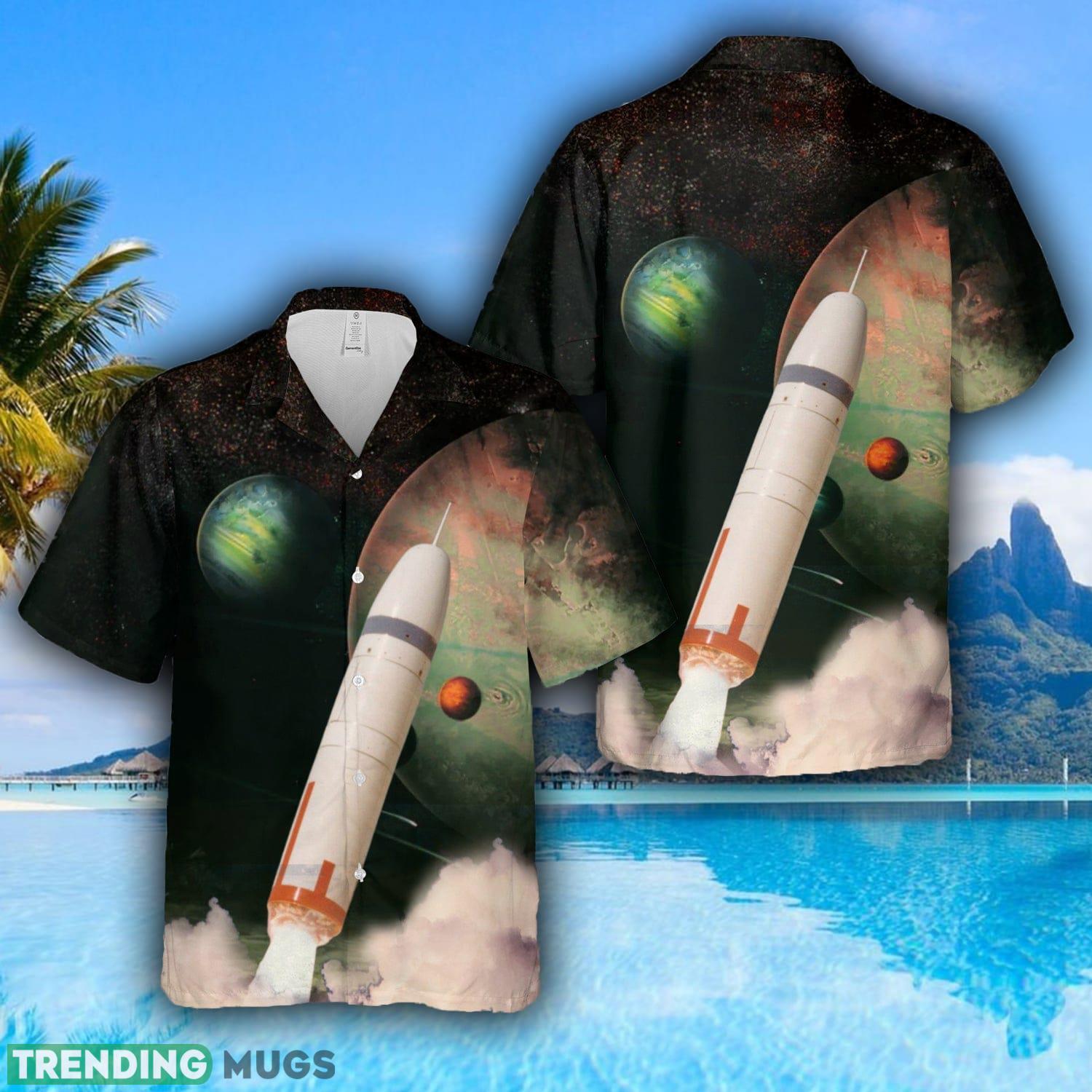 UGM-96 Trident I (C4) American submarine-launched ballistic missile (SLBM) US Navy Hawaiian Shirt - UGM-96 Trident I (C4) American submarine-launched ballistic missile (SLBM) US Navy Hawaiian Shirt UGM-96 Trident I (C4) American submarine-launched ballistic missile (SLBM) US Navy Hawaiian Shirt - UGM-96 Trident I (C4) American submarine-launched ballistic missile (SLBM) US Navy Hawaiian Shirt