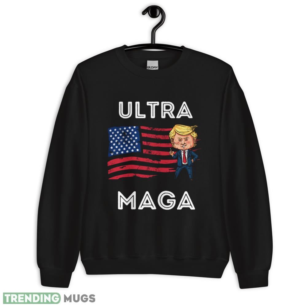 ULTRA MAGA USA Black T Shirt Gift For Men And Women - 18000 Unisex Heavy Blend Crewneck Sweatshirt ULTRA MAGA USA Black T Shirt Gift For Men And Women - 18000 Unisex Heavy Blend Crewneck Sweatshirt