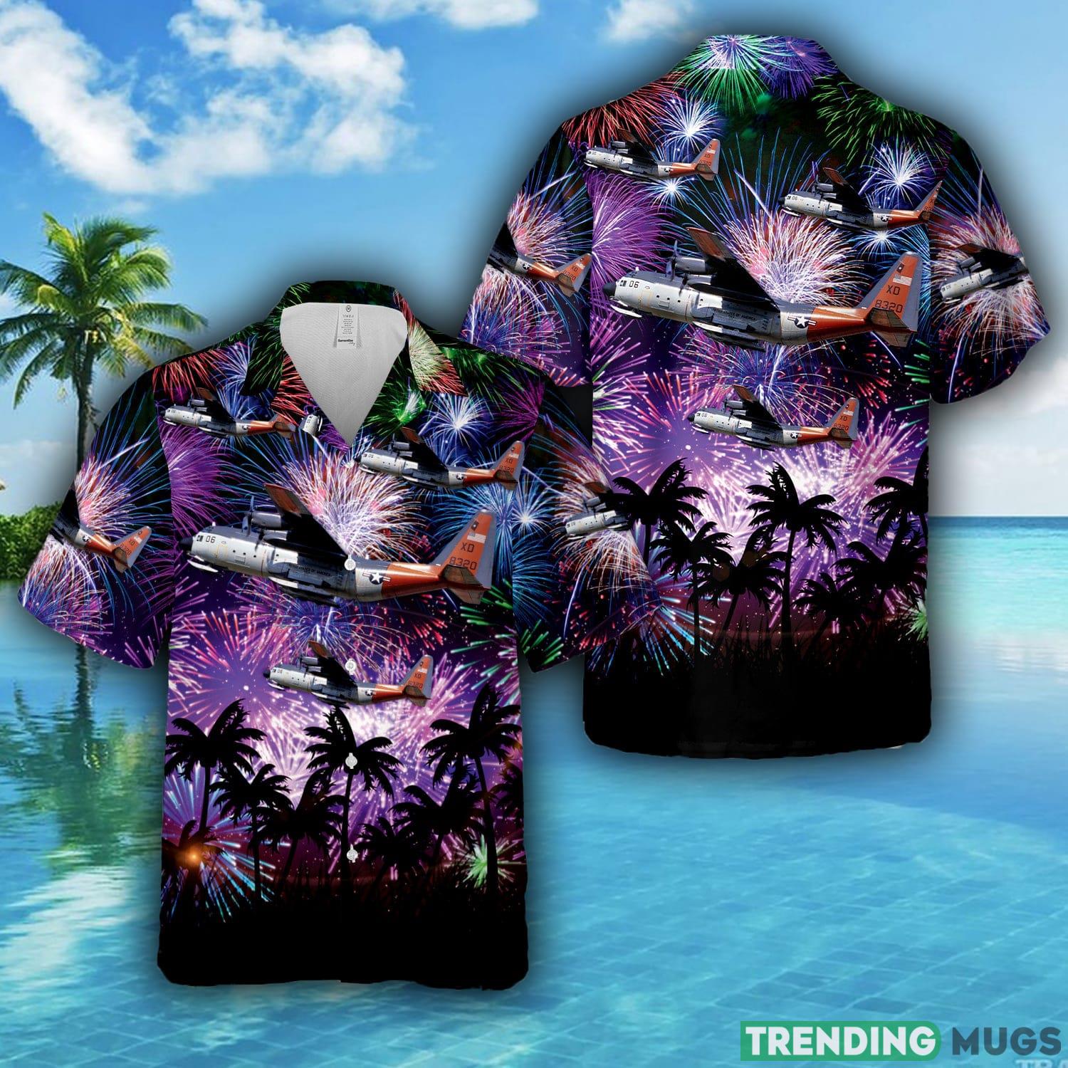 US Navy Lockheed LC-130F Hercules (L-282), 4th Of July Hawaiian Shirt For Men And Women - US Navy Lockheed LC-130F Hercules (L-282), 4th Of July Hawaiian Shirt For Men And Women