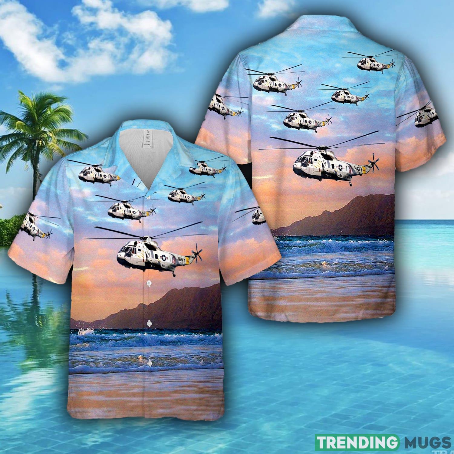 US Navy SH-3H Sea King HS-2 Hawaiian Shirt For Men And Women - US Navy SH-3H Sea King HS-2 Hawaiian Shirt For Men And Women