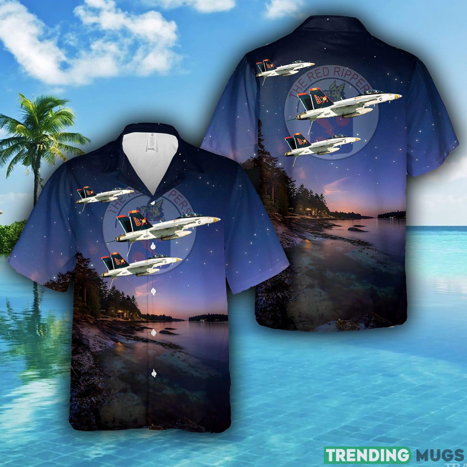 US Navy Strike Fighter Squadron 11 (VFA-11) F A-18Fs Hawaiian Shirt For Men And Women - US Navy Strike Fighter Squadron 11 (VFA-11) F A-18Fs Hawaiian Shirt For Men And Women