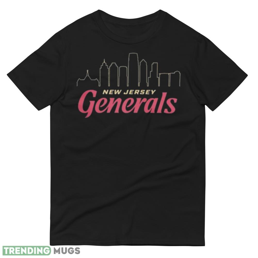 USFL New Jersey Generals New Jersey Skyline Shirt Dark Shirt USFL New Jersey Generals New Jersey Skyline Shirt Dark Shirt