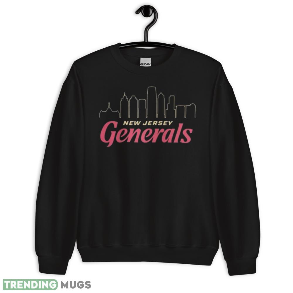 USFL New Jersey Generals New Jersey Skyline Shirt - 18000 Unisex Heavy Blend Crewneck Sweatshirt USFL New Jersey Generals New Jersey Skyline Shirt - 18000 Unisex Heavy Blend Crewneck Sweatshirt