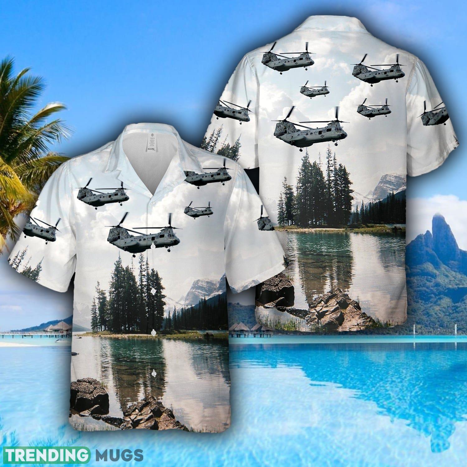 USMC Boeing Vertol CH-46E Sea Knight (107-II) Style 2 Hawaiian Shirt - USMC Boeing Vertol CH-46E Sea Knight (107-II) Style 2 Hawaiian Shirt USMC Boeing Vertol CH-46E Sea Knight (107-II) Style 2 Hawaiian Shirt - USMC Boeing Vertol CH-46E Sea Knight (107-II) Style 2 Hawaiian Shirt