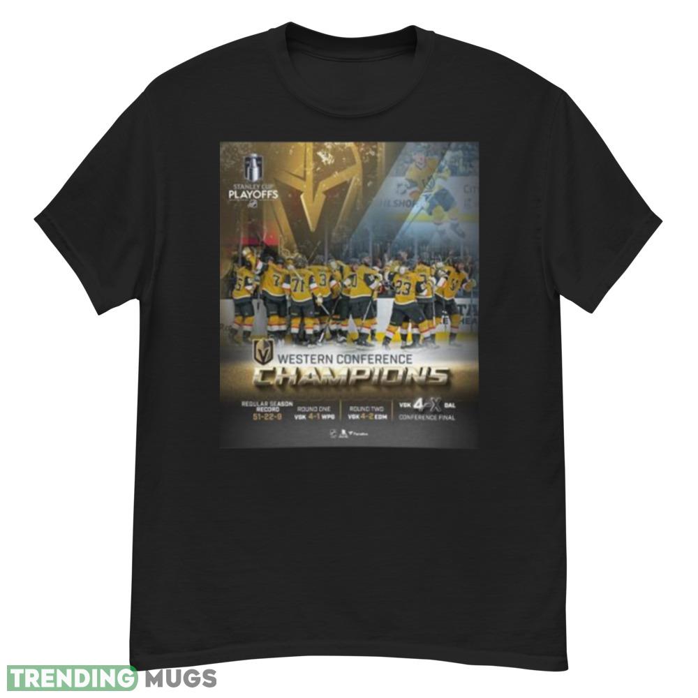 Vegas Golden Knights 2023 Western Conference Champions Framed Shirt Dark Shirt Vegas Golden Knights 2023 Western Conference Champions Framed Shirt Dark Shirt