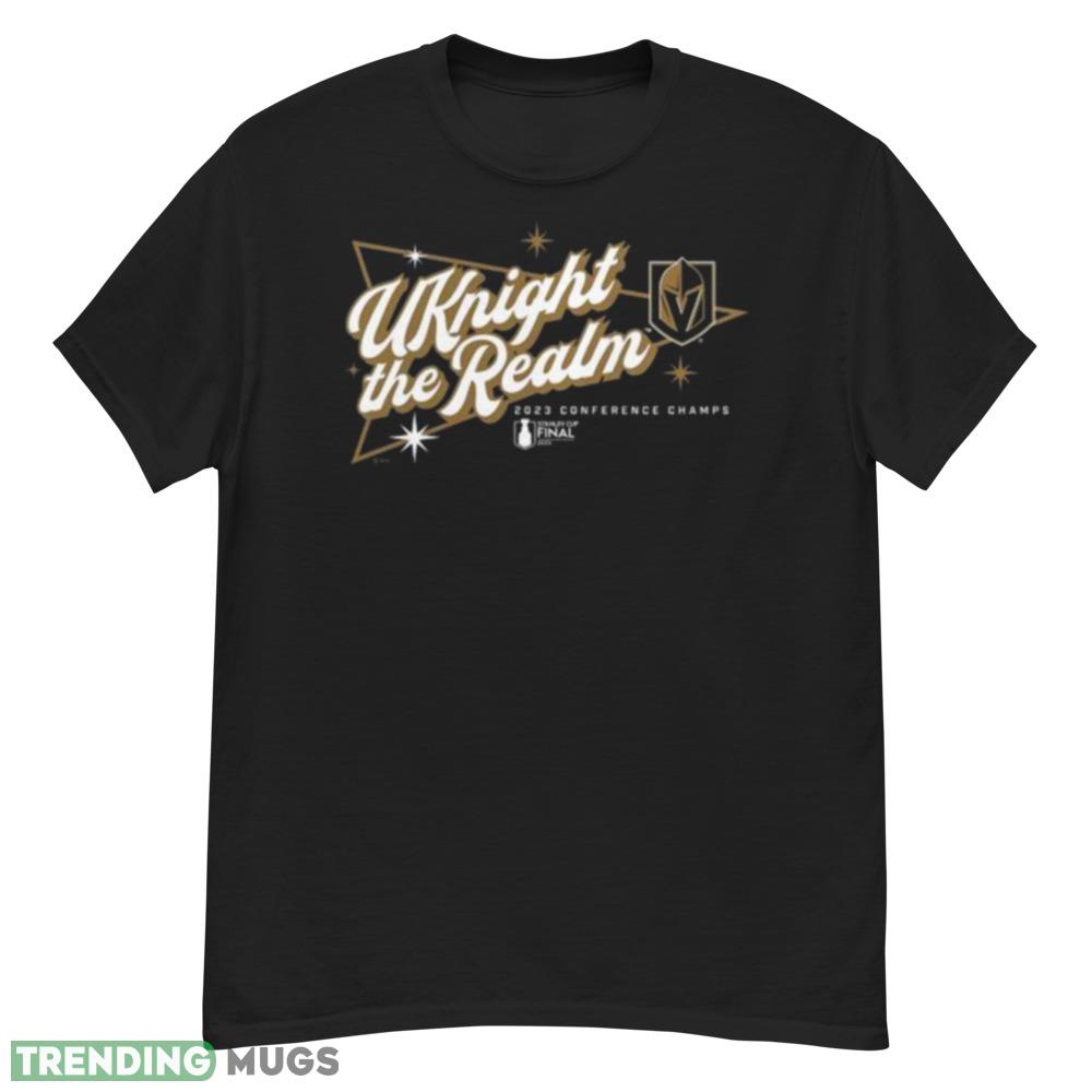 Vegas Golden Knights Uknight The Realm 2023 Conference Champs shirt Dark Shirt Vegas Golden Knights Uknight The Realm 2023 Conference Champs shirt Dark Shirt