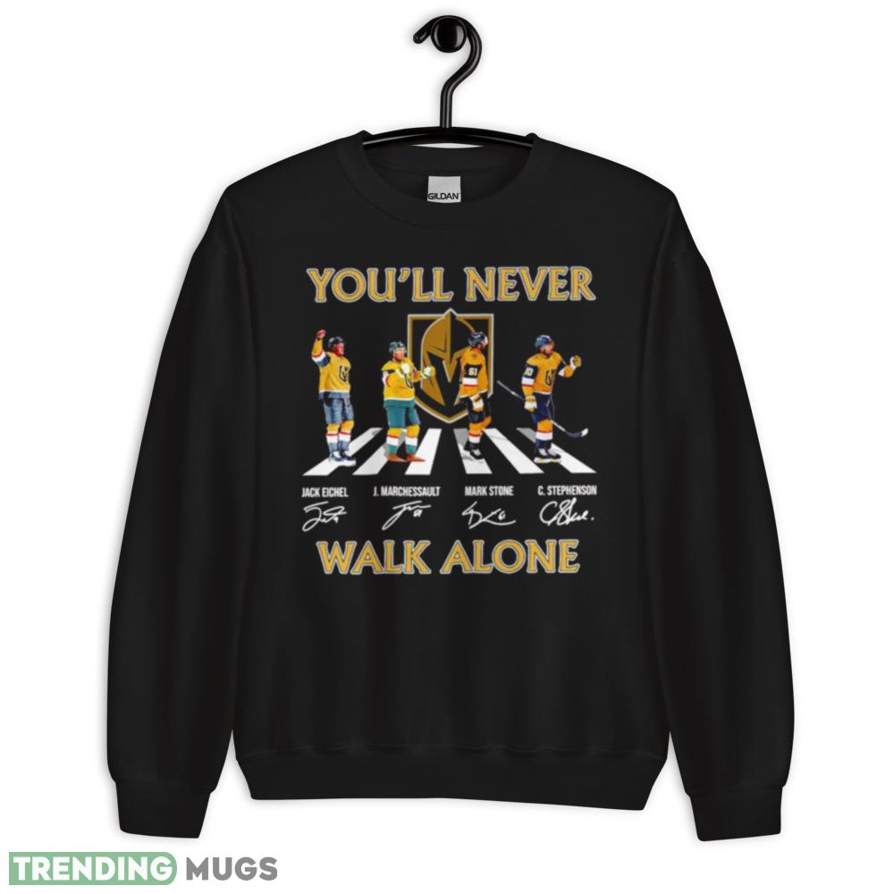 vegas Golden Knights you’ll never walk alone Eichel Marchessault Stone and Stephenson shirt - 18000 Unisex Heavy Blend Crewneck Sweatshirt vegas Golden Knights you’ll never walk alone Eichel Marchessault Stone and Stephenson shirt - 18000 Unisex Heavy Blend Crewneck Sweatshirt