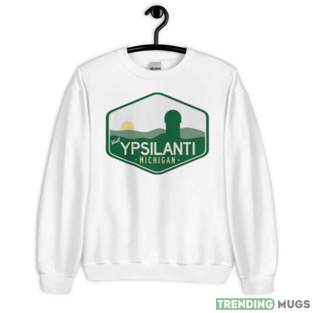 visit Ypsilanti Michigan White T Shirt - 18000 Unisex Heavy Blend Crewneck Sweatshirt