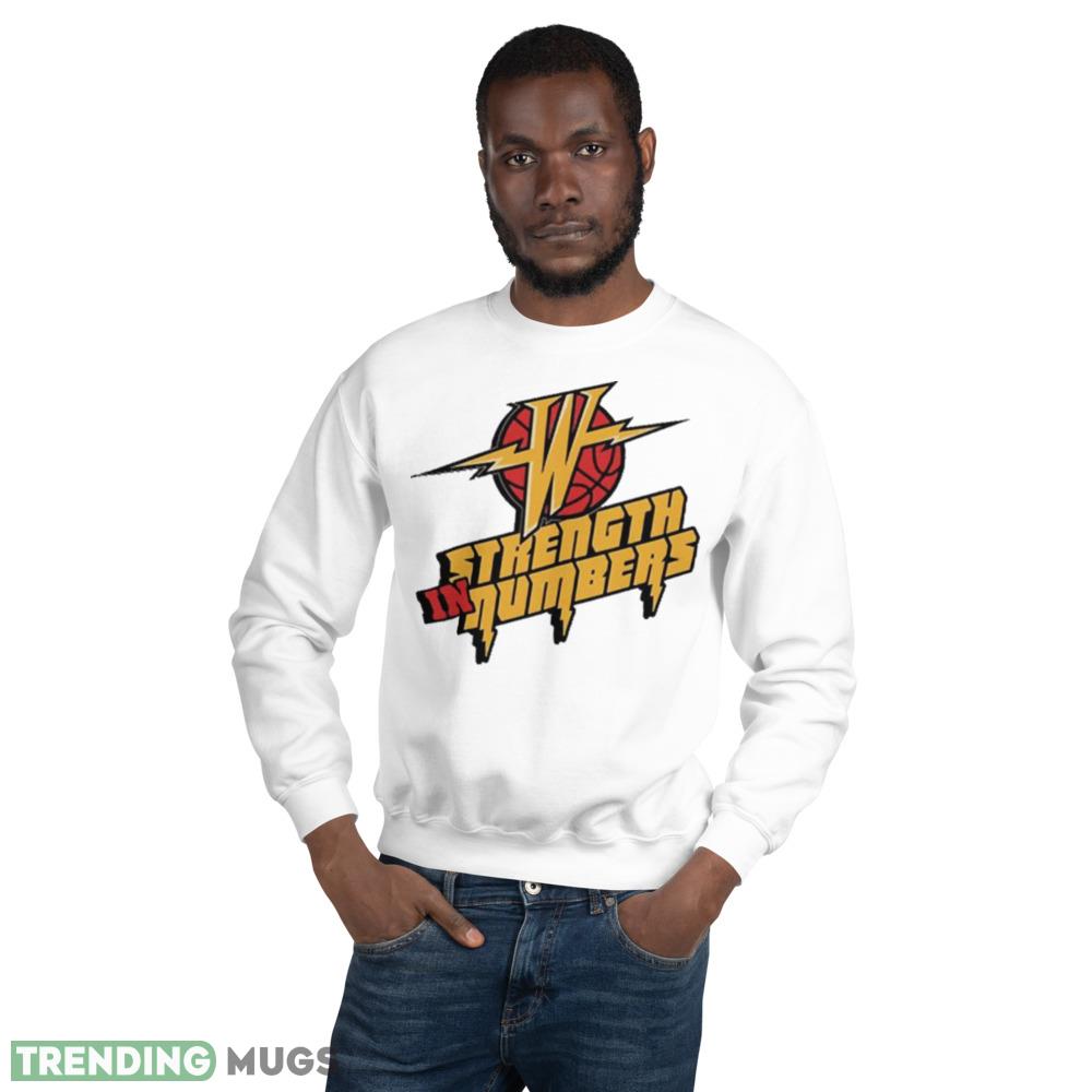 W Strength In Numbers Basketball Shirt - 18000 Unisex Heavy Blend Crewneck Sweatshirt