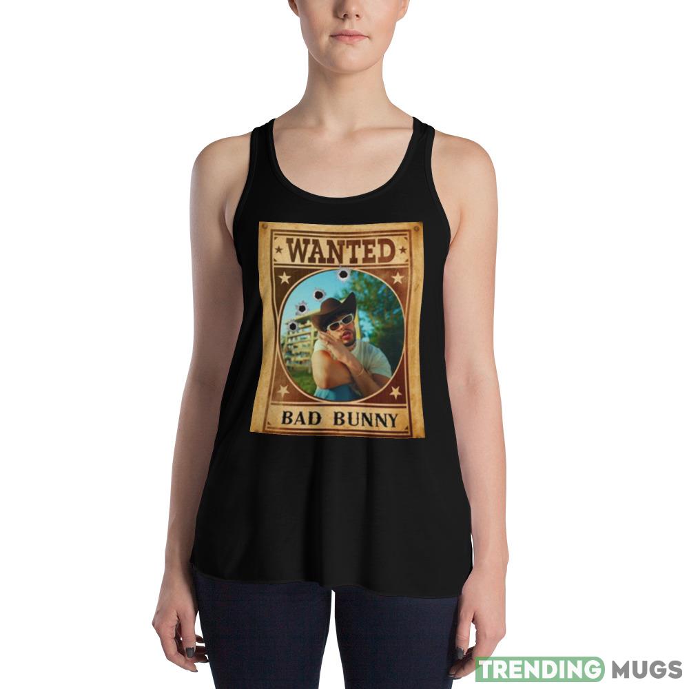 Wanted Bad Bunny Graphic shirt Dark Shirt Wanted Bad Bunny Graphic shirt Dark Shirt
