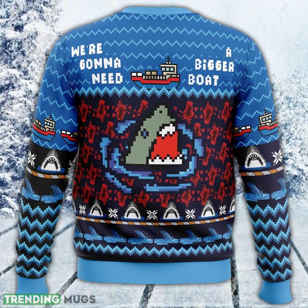We’re Gonna Need A Bigger Boat Jaws Ugly Sweater Men And Women Gift For Christmas 3D Sweater We’re Gonna Need A Bigger Boat Jaws Ugly Sweater Men And Women Gift For Christmas 3D Sweater