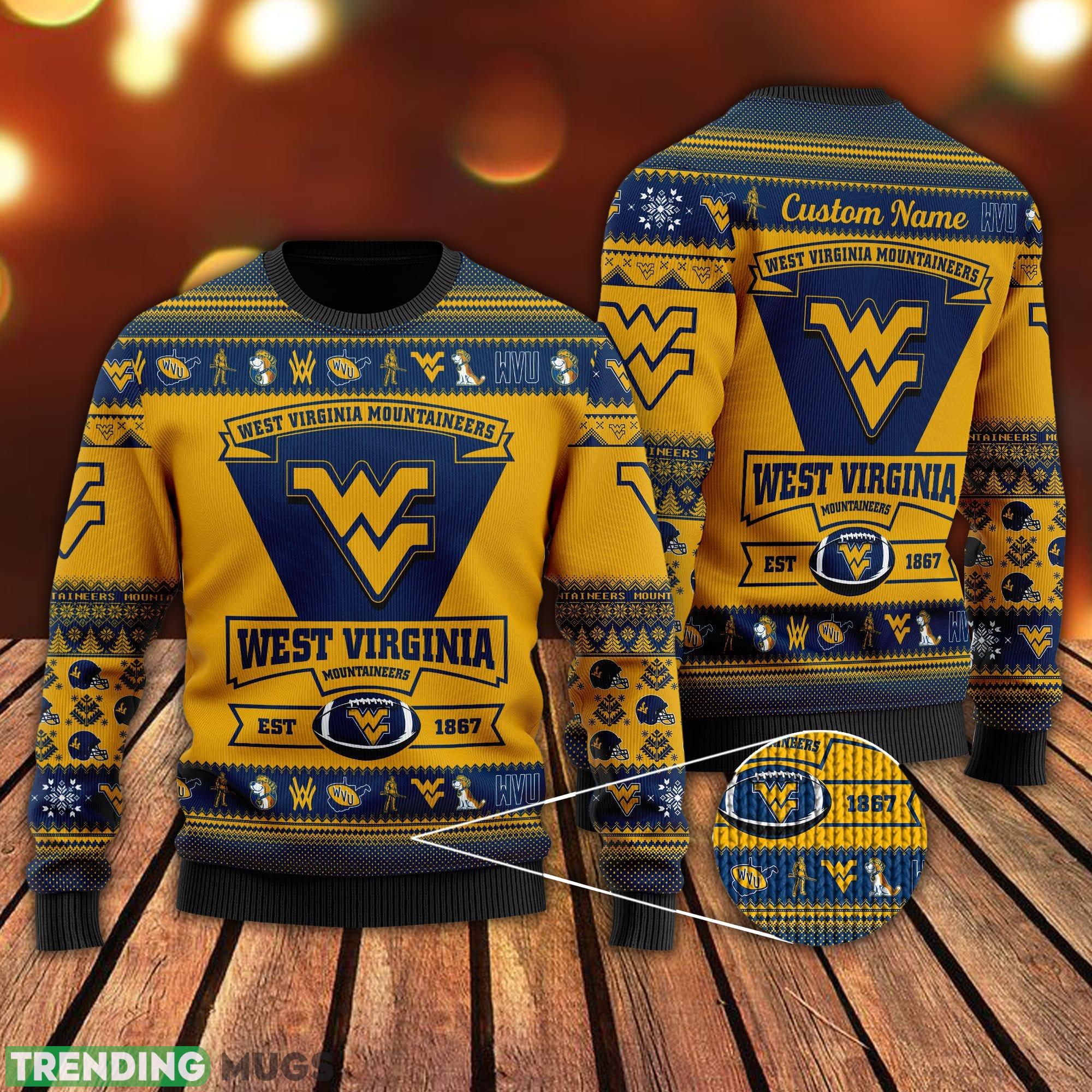 West Virginia Mountaineers Football Team Logo Personalized Name Sweater Gift For Christmas - West Virginia Mountaineers Football Team Logo Personalized Name Sweater Gift For Christmas West Virginia Mountaineers Football Team Logo Personalized Name Sweater Gift For Christmas - West Virginia Mountaineers Football Team Logo Personalized Name Sweater Gift For Christmas