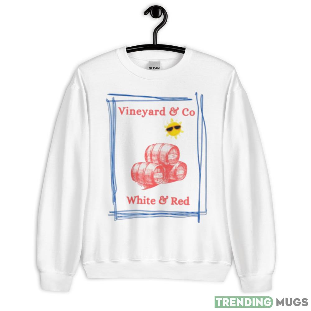 Wine Barrels White And Red shirt - 18000 Unisex Heavy Blend Crewneck Sweatshirt Wine Barrels White And Red shirt - 18000 Unisex Heavy Blend Crewneck Sweatshirt