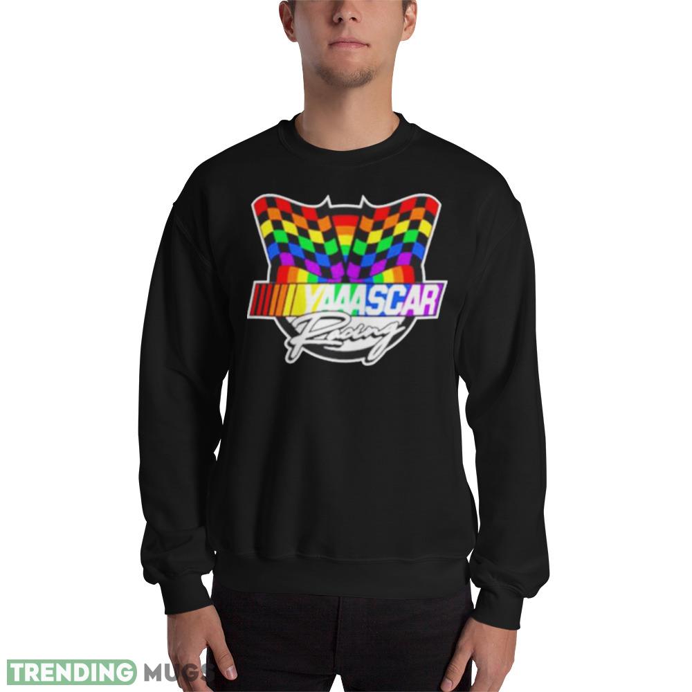 Yaaascar racing nascar pride month shirt - 18000 Unisex Heavy Blend Crewneck Sweatshirt Yaaascar racing nascar pride month shirt - 18000 Unisex Heavy Blend Crewneck Sweatshirt