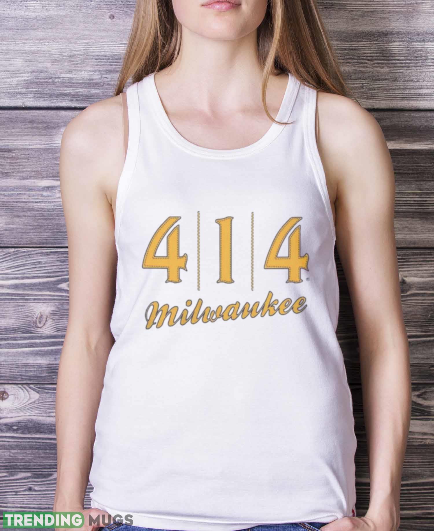 414 Milwaukee Baseball Stitch Graphic T Shirt Light Shirt 414 Milwaukee Baseball Stitch Graphic T Shirt Light Shirt