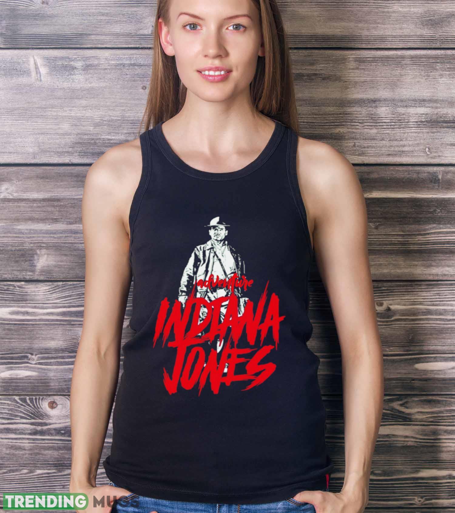 Adventure Indian Jones Pink Text shirt Dark Shirt Adventure Indian Jones Pink Text shirt Dark Shirt