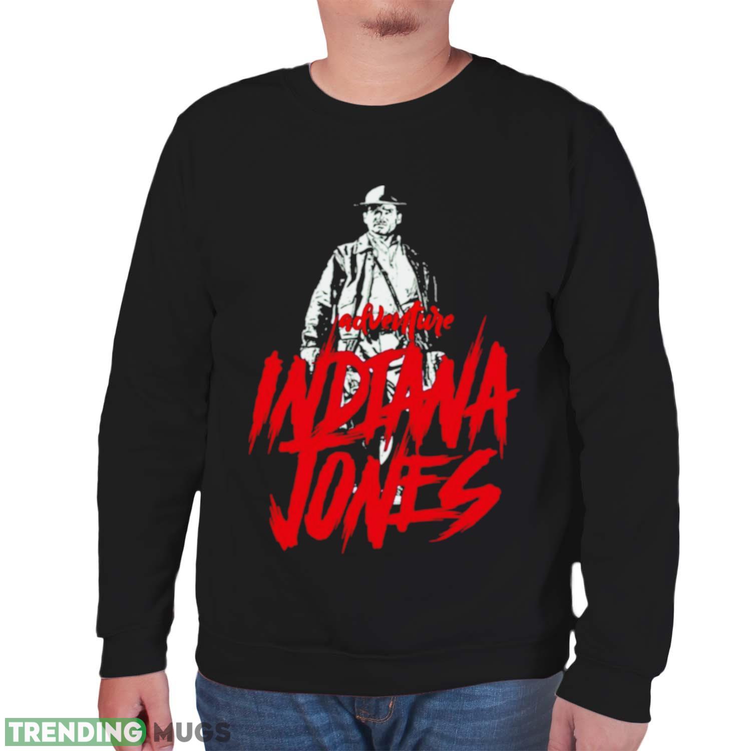 Adventure Indian Jones Pink Text shirt Dark Shirt Adventure Indian Jones Pink Text shirt Dark Shirt