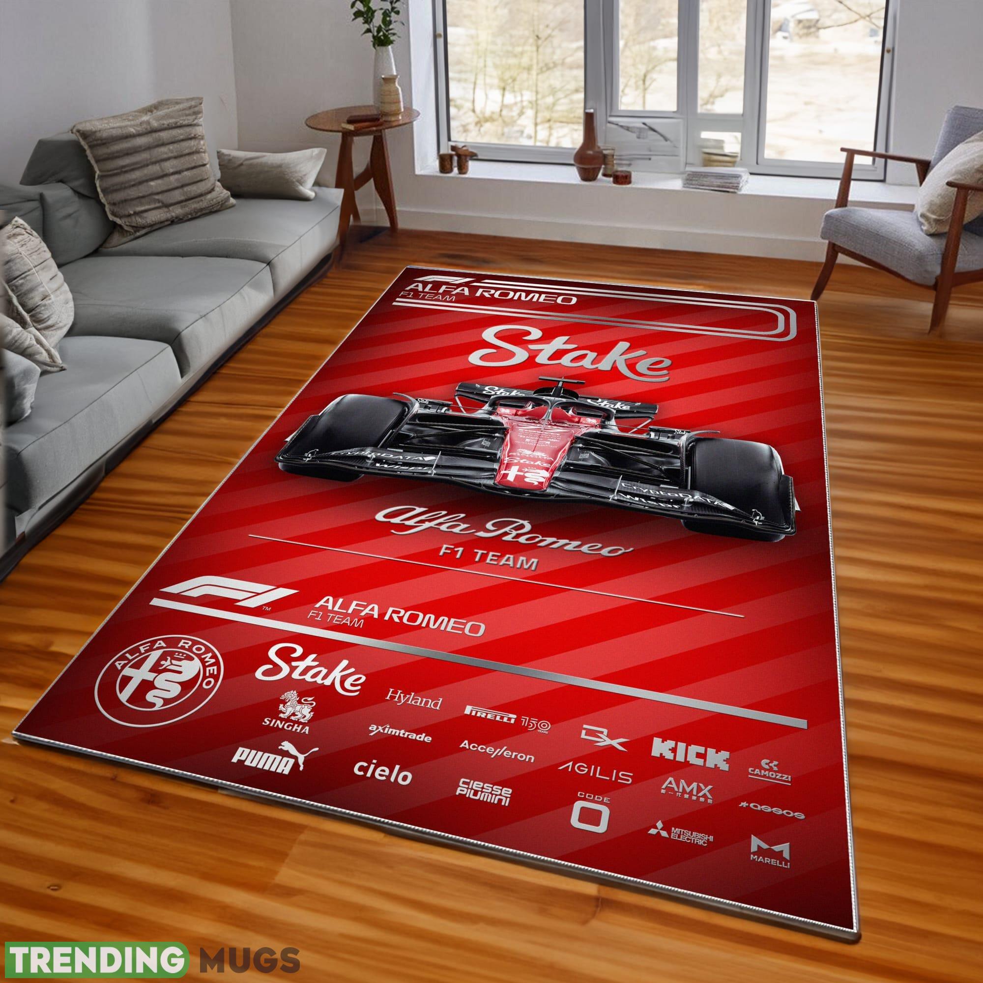Alfa Romeo F1 Team Racing Style 1 Area Rugs Living Room Indoor An Outdoor - Alfa Romeo F1 Team Rugs_1 Alfa Romeo F1 Team Racing Style 1 Area Rugs Living Room Indoor An Outdoor - Alfa Romeo F1 Team Rugs_1