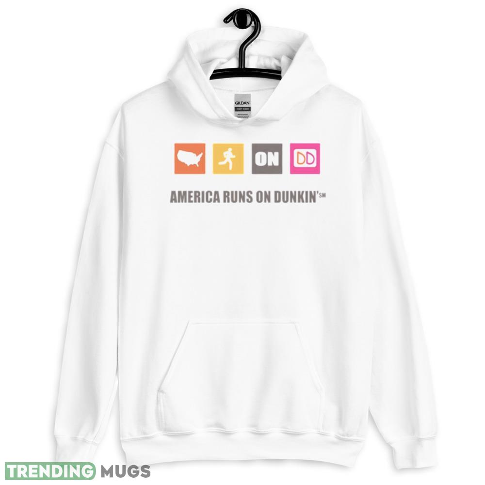 America Runs On Dunkin shirt - 18500 Unisex Heavy Blend Hooded Sweatshirt-1 America Runs On Dunkin shirt - 18500 Unisex Heavy Blend Hooded Sweatshirt-1