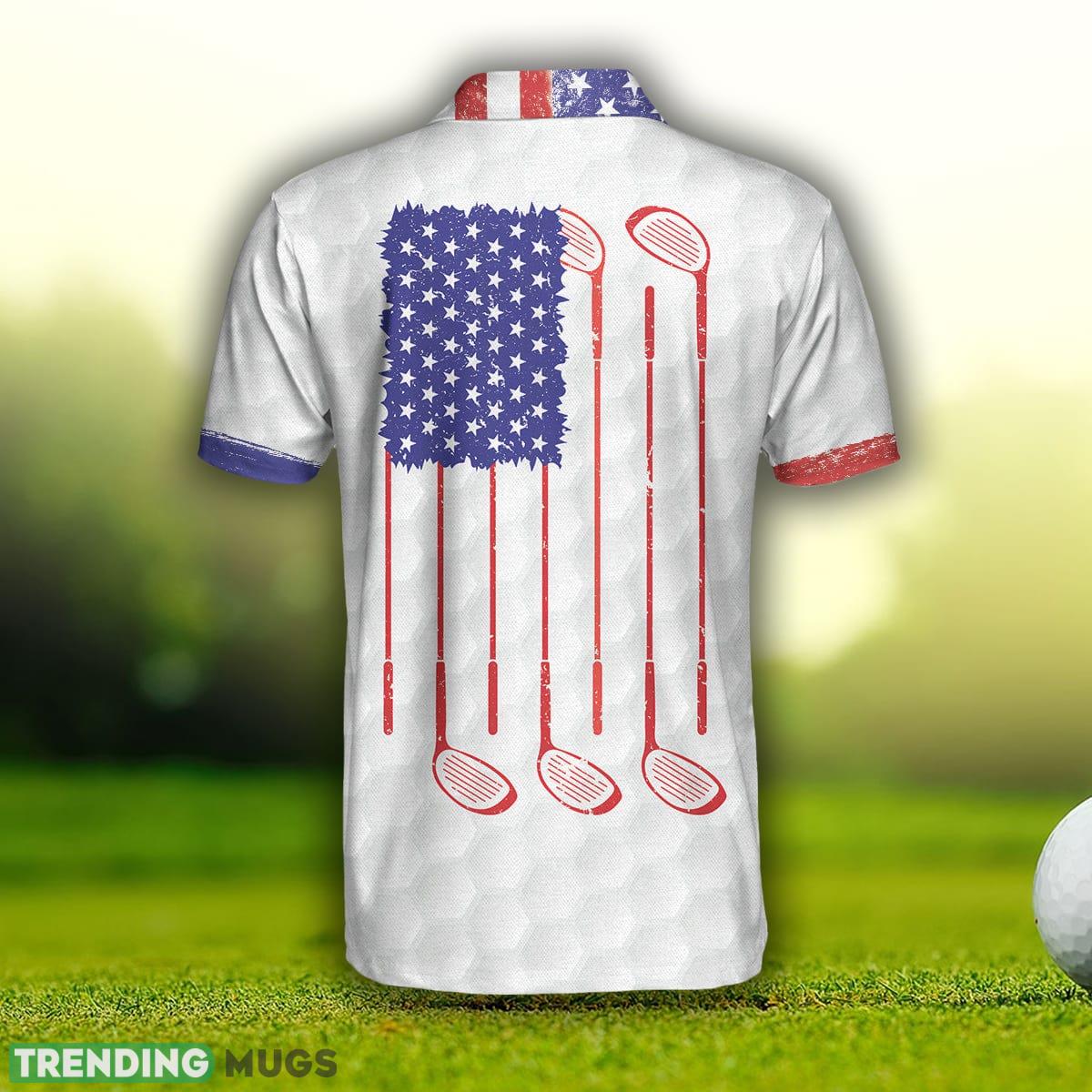 American Golfer Short Sleeve Golf, Golf Club Style American Flag, Patriotic Golf Shirt Polo Shirt Polo Shirt American Golfer Short Sleeve Golf, Golf Club Style American Flag, Patriotic Golf Shirt Polo Shirt Polo Shirt