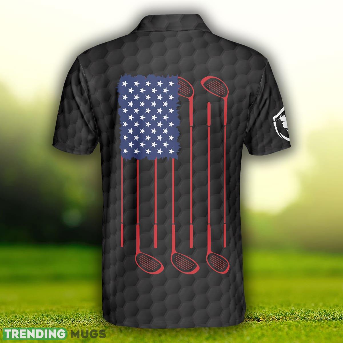 American Men Golfer Black Version Golf Polo Shirt For Men And Women Polo Shirt American Men Golfer Black Version Golf Polo Shirt For Men And Women Polo Shirt