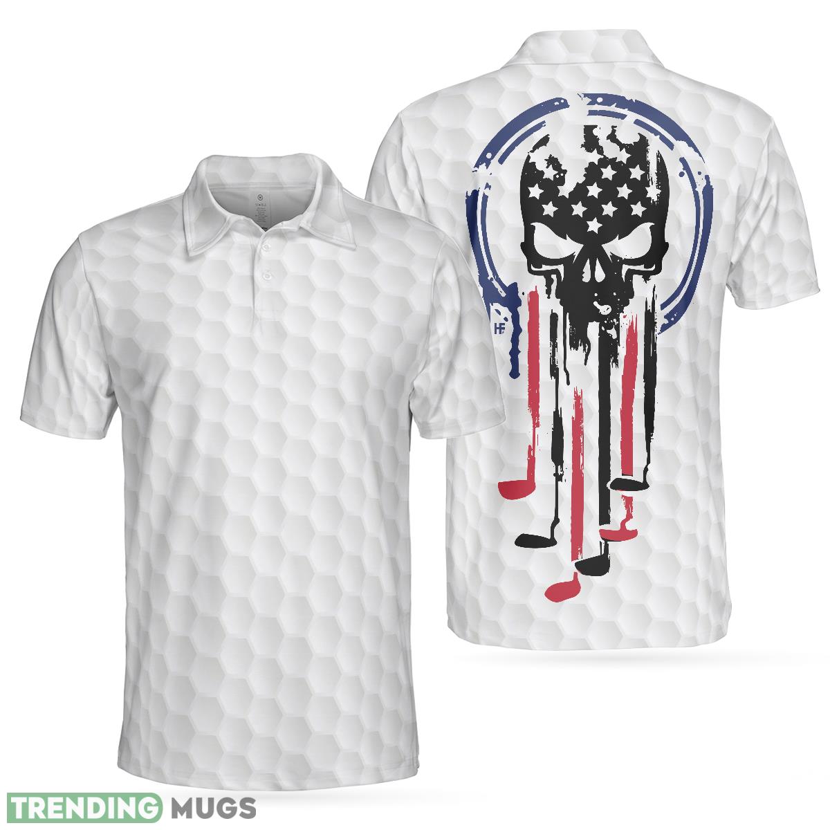 American Skull Golf Clubs Set Short Sleeve White Golf, Wet Paint American Flag, Best Golf Shirt Polo Shirt - American Skull Golf Clubs Set Short Sleeve White Golf Polo Shirt, Wet Paint American Flag Polo Shirt, Best Golf Shirt For Men_1 American Skull Golf Clubs Set Short Sleeve White Golf, Wet Paint American Flag, Best Golf Shirt Polo Shirt - American Skull Golf Clubs Set Short Sleeve White Golf Polo Shirt, Wet Paint American Flag Polo Shirt, Best Golf Shirt For Men_1